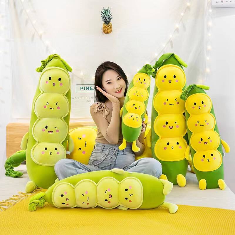  انواع عروسک بغلی پولیشی نخود ناز فانتزی در اندازه‌های ۵۰، ۷۰ و ۹۰ سانتی، بالش بدن کودک نرم و قدی ولنجک زعفرانیه 