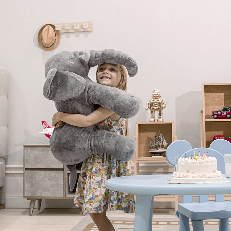  فیل پاگنده بالشتی ۱۵۰ سانتی پولیشی نانو مناسب هدیه تولد و دکور – پاپو تحویل در اراک و خمین 