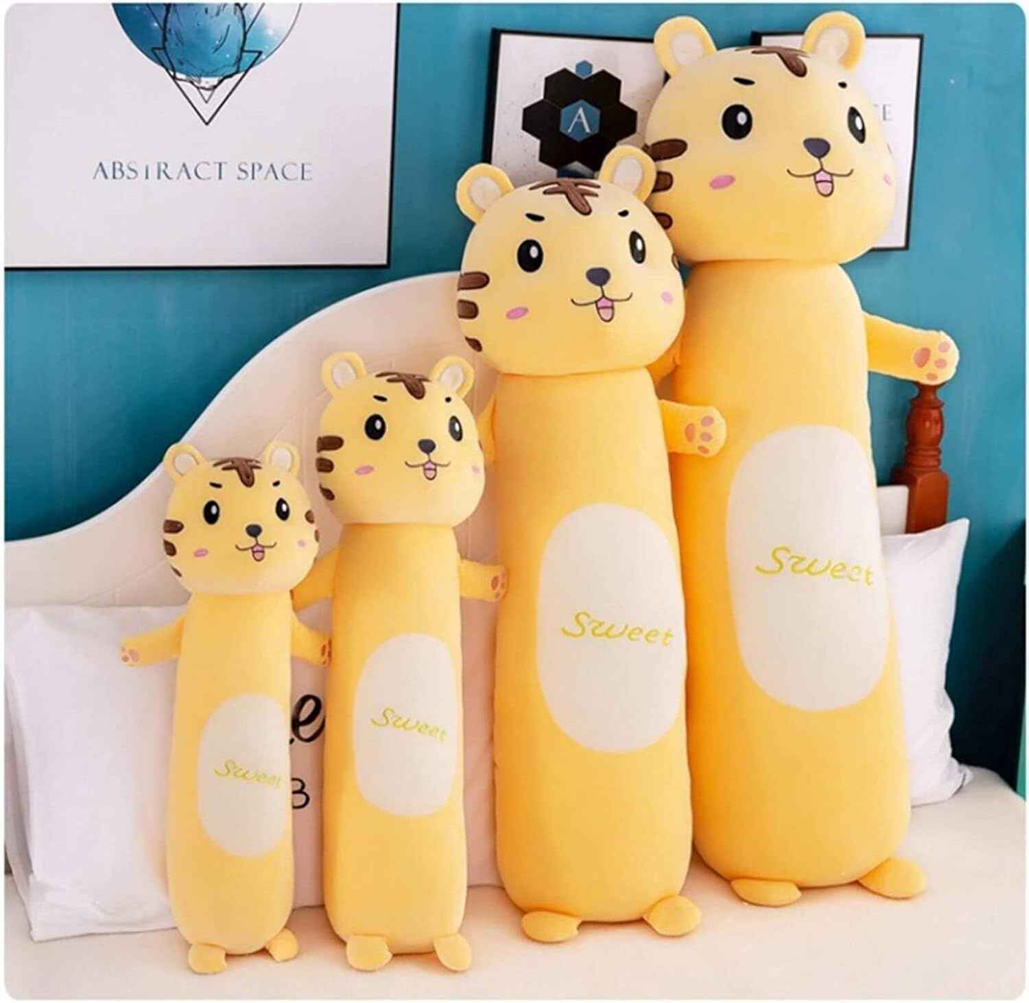  انواع سایز عروسک بغلی Sweet ببر و گوزن نرم و ناز، بالشت کودک با کیفیت خارجی وارداتی ماماتوس تویز در اهواز و کرمان 