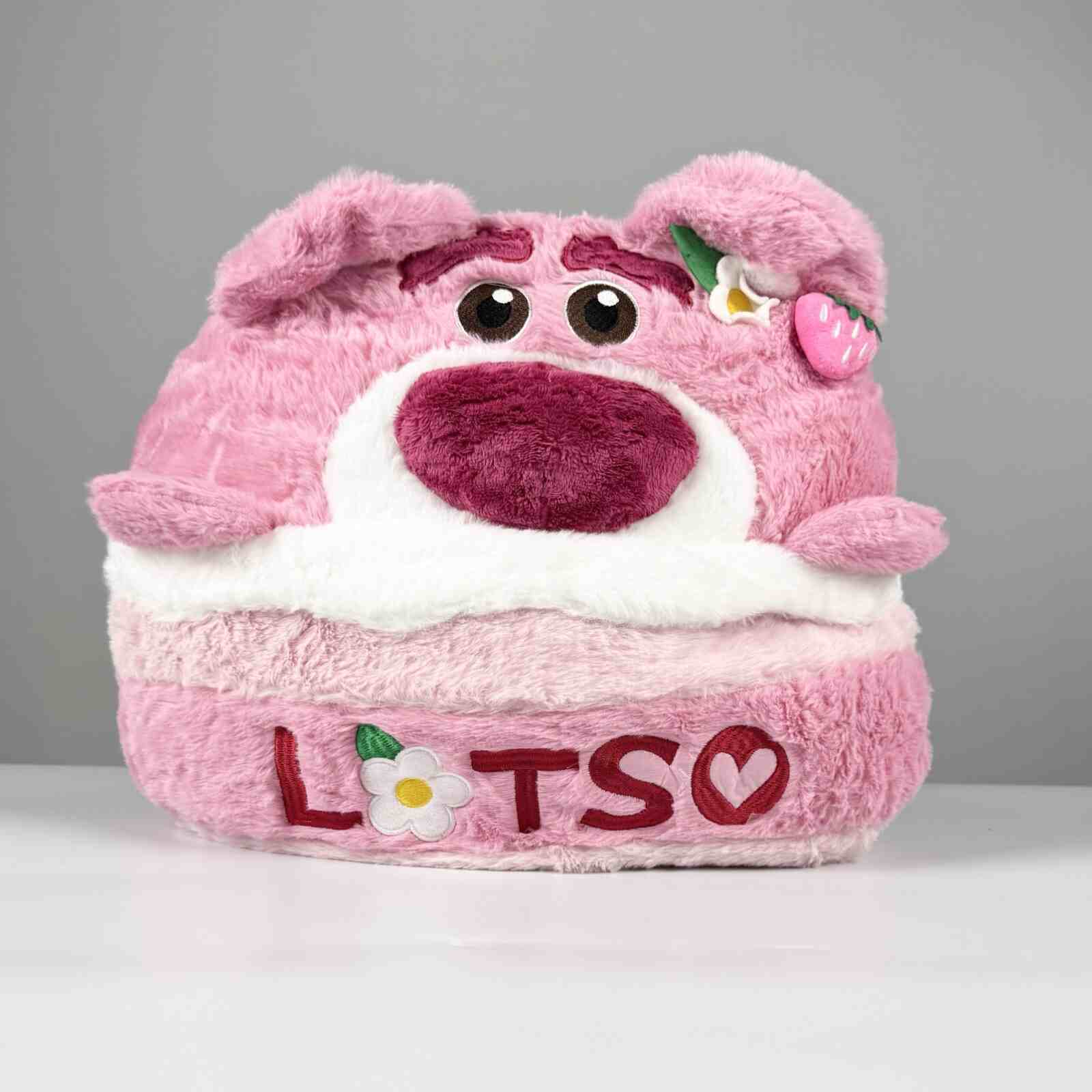  عروسک پتودار لاتسو صورتی پولیشی، بالش ارزان کودک نرم و ترند – پولیشی عرضه در آبادان و اهواز 