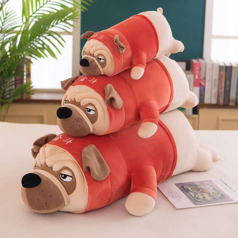  بالش بدن کودک بولداگ خوابیده پولیشی مخمل نانو ۷۰ سانتی، همراه سفر و مهدکودک – تویزی‌شاپ تحویل سریع در ملارد و شهریار 