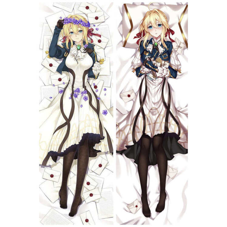 بالش ژاپنی داکیماکورا طرح وایولت اورگاردن (Violet Evergarden) از انیمه Violet Evergarden، سایز 50*150 سانتی‌متر