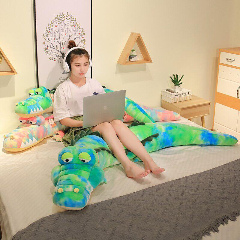  عروسک بزرگ تمساح آبرنگی ۱۲۰ و ۱۶۰ سانتی، نرم و گوگولی – دیزنی‌تویز ارسال به بلوار دانشجو یزد، هدیه روز پدر، روز مادر 